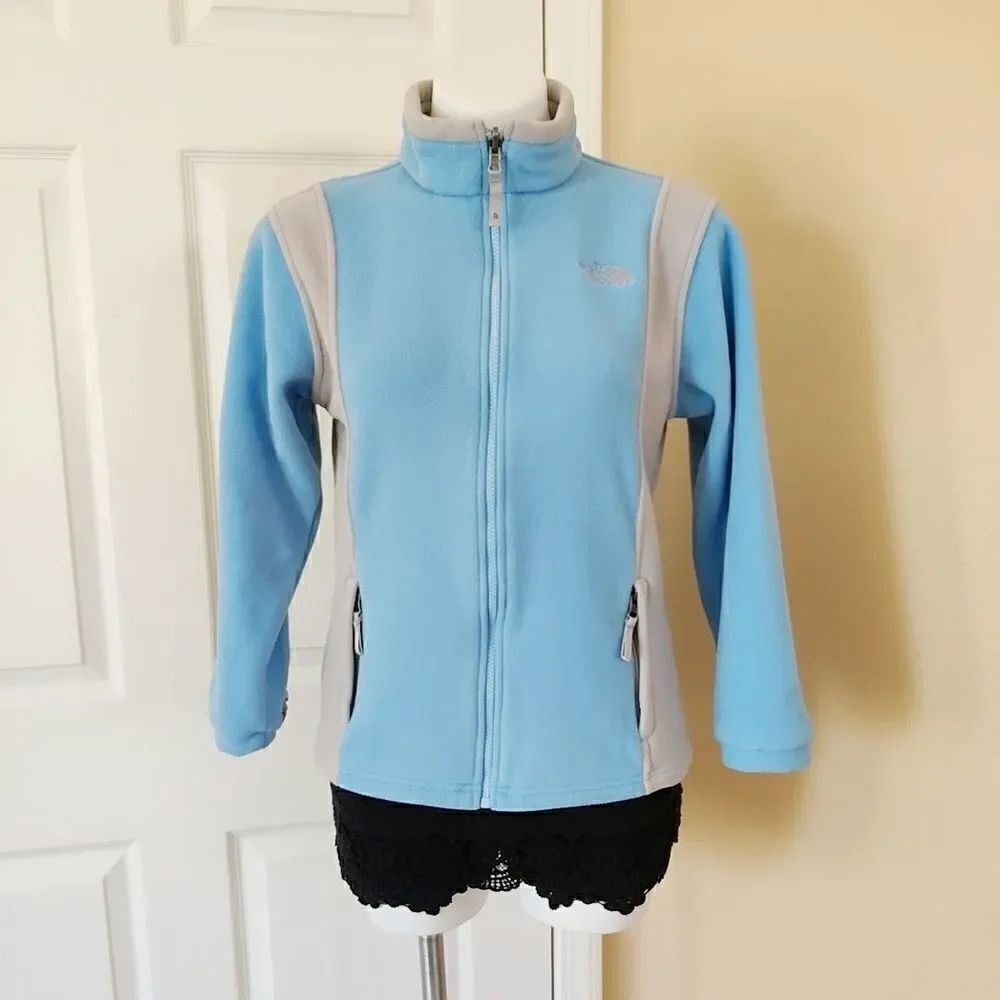 Girl's The North Face fleece zip jacket sz L